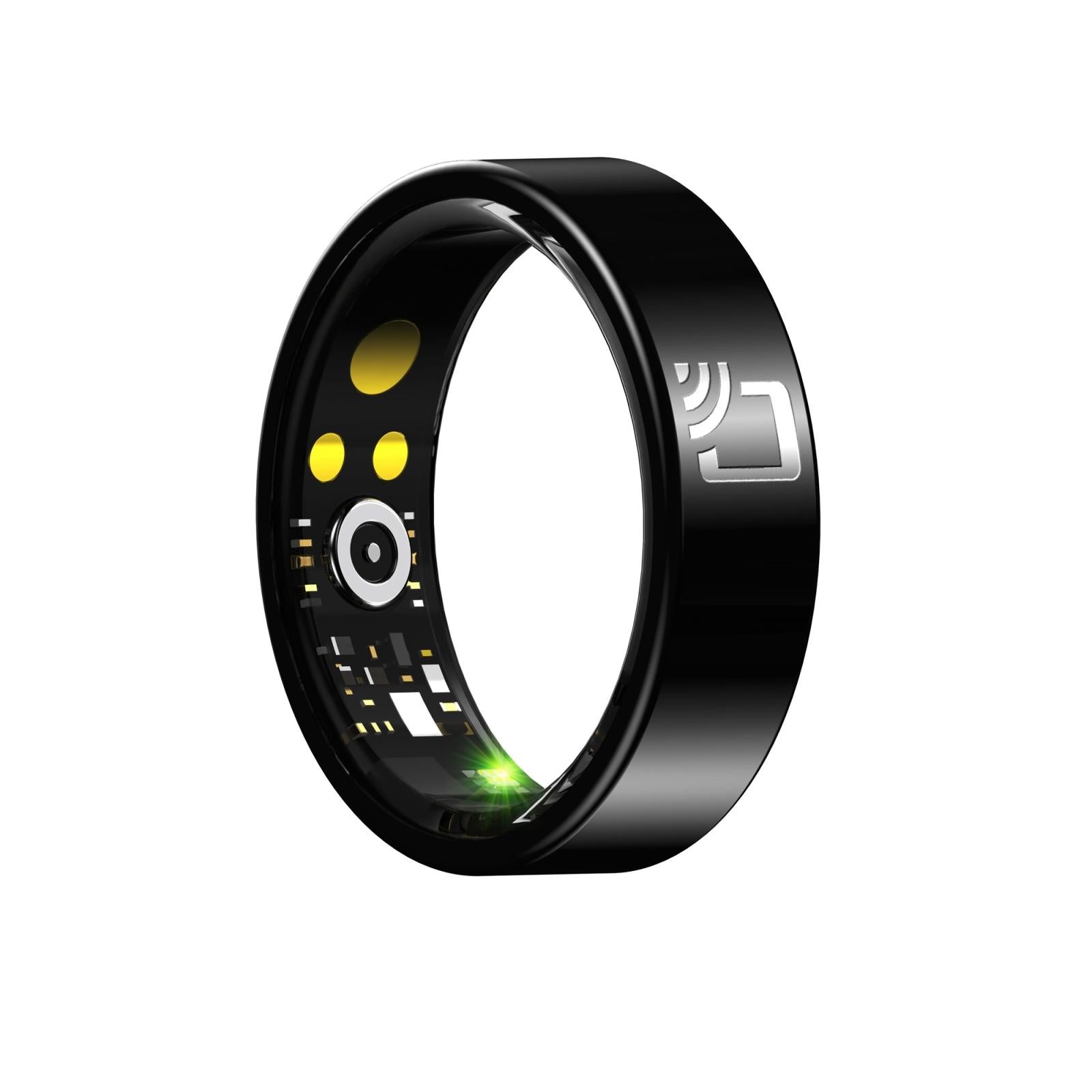 Smart Ring With Heart Rate Blood Oxygen Sleep Monitoring And Multiple Sports Modes - Black Size 9-1915196856862904327