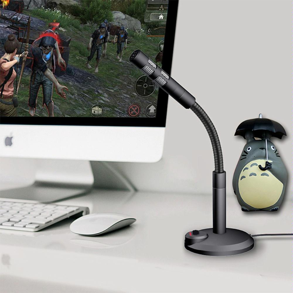 Usb Gaming Condenser Microphone For Computer - Mini Microphone With Voice Changer-1915197229199659010