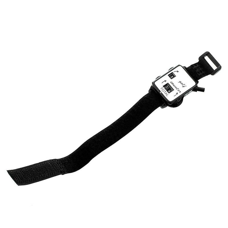 Black Portable Golf Watch With Manual Counter-1915197123532558339