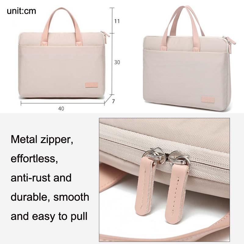 Ultra-Thin 15.6-16.1 Macbook Hand Computer Bag With Mouse Pad - Dark Blue & Black-1915197264083685378