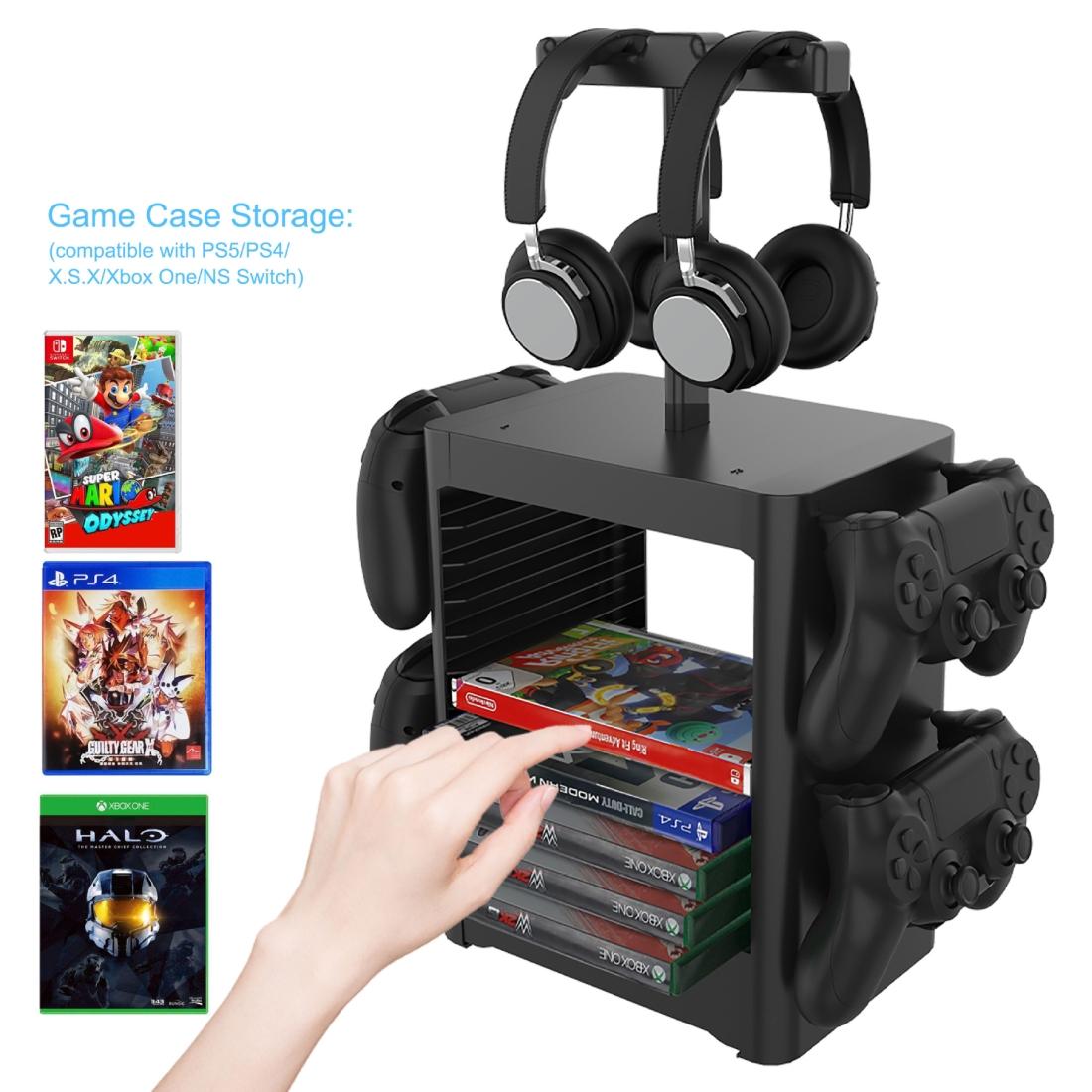 Ps5 / Xsx Game Disc & Headphone Storage Rack-1915197480337805314