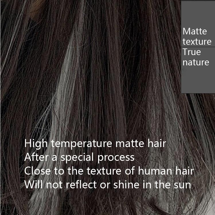 Long Curly Hair With Bangs - 65Cm Length-1915196854946107394
