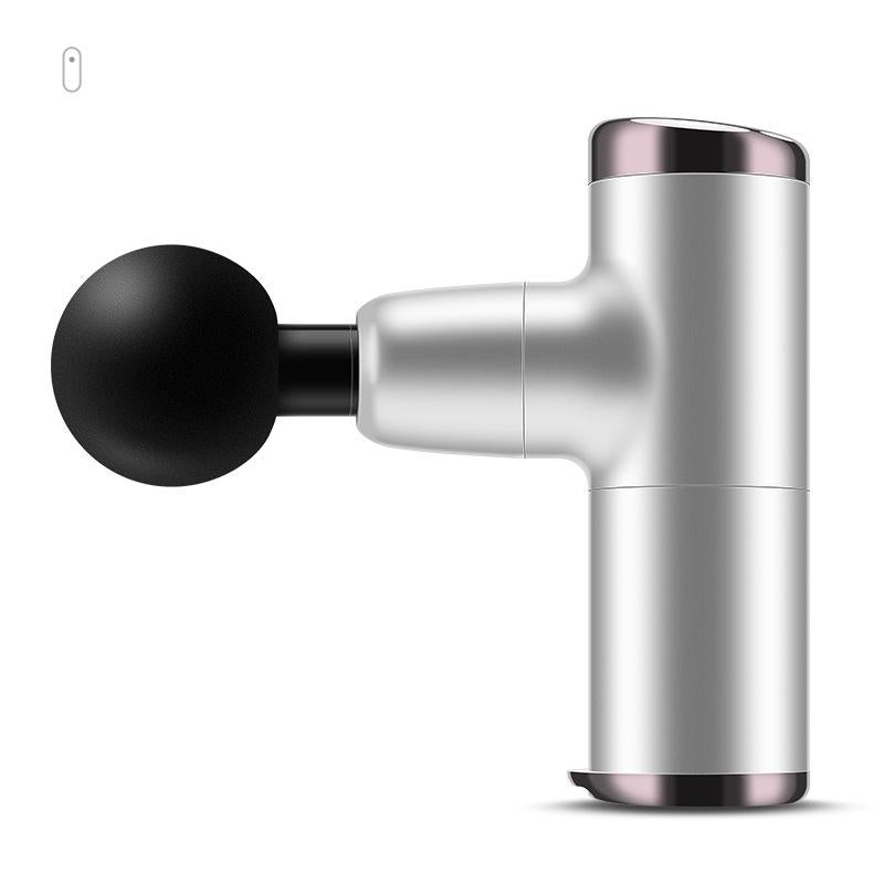 Electric Shock Muscle Massage Gun - Silver Pocket-1915197431004401672