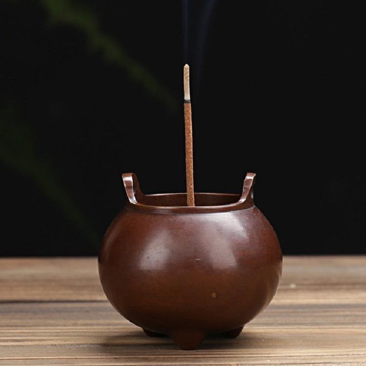 Hand-Played Vatican Incense Burner - Pure Copper Small Antique-1915198147894841345
