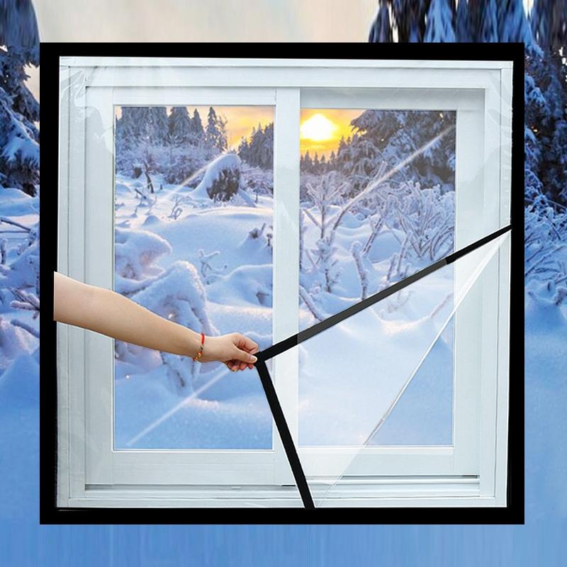 Double-Layer Insulation Film For Indoor Windows - Windproof Warm Soundproof - 1.6X1.2 Size-1915197710567346182