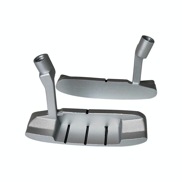 Kids Golf Putter Head - Single-Sided Zinc Alloy Practice Putter - Silver-1915196966845943811