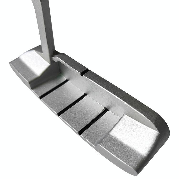 Kids Golf Putter Head - Single-Sided Zinc Alloy Practice Putter - Silver-1915196966845943812
