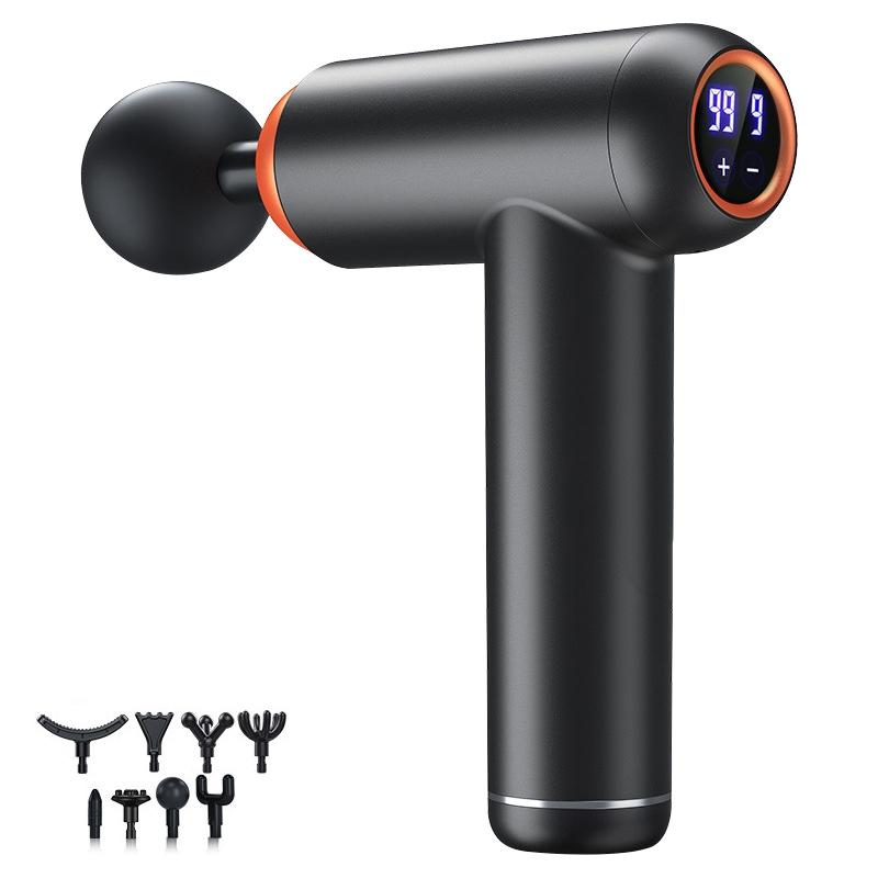 Professional Muscle Relaxing Massage Gun - Black-1915198347384328200