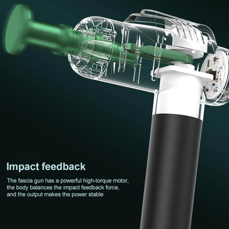 Flagship Model 6 Gears Fascia Massage Gun For Muscle Relaxation-1915197996681793540