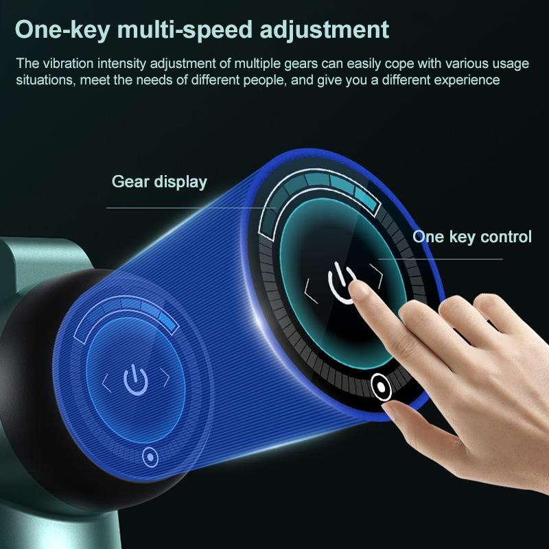 Flagship Upgrade 6-Gear Fascia Massage Gun For Muscle Relaxation-1915197647535345669
