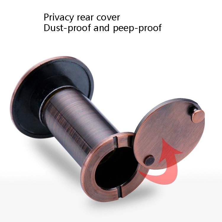 2-Pack Wide-Angle Security Door Viewer - 200 Degree Hd Glass Lens Anti-Tiny Red Bronze-1915197272430350340