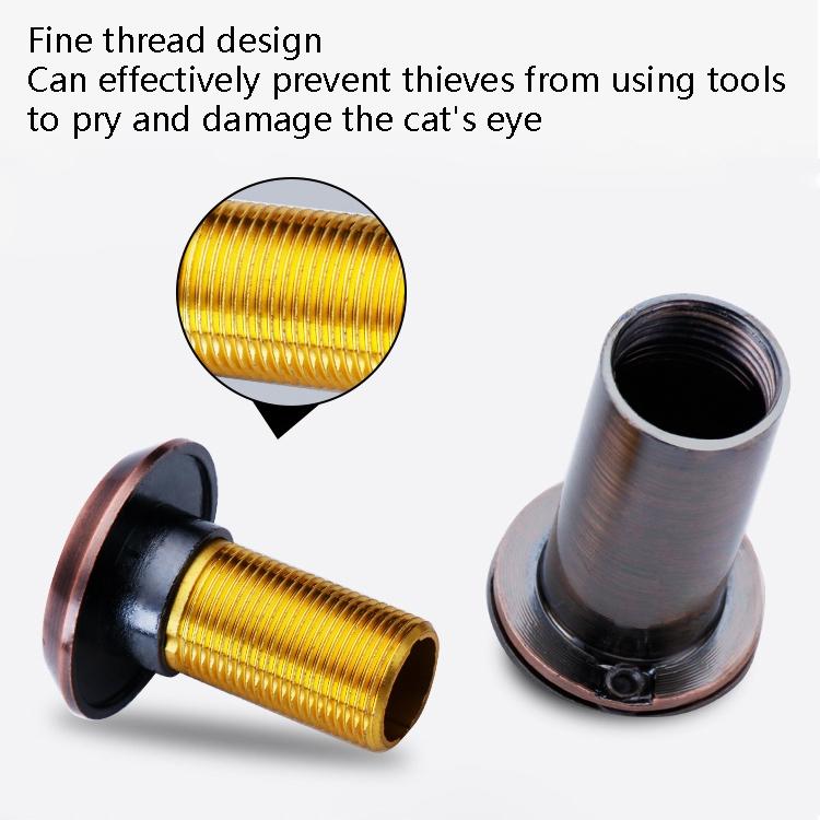 2-Pack Wide-Angle Security Door Viewer - 200 Degree Hd Glass Lens Anti-Tiny Green Bronze-1915197034730754053