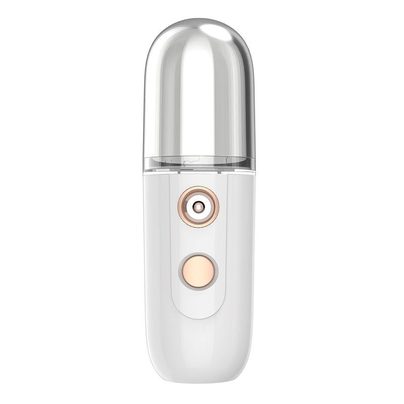 Rechargeable Beauty Humidifying Sprayer - Portable Water Replenisher White-1915198085991108614