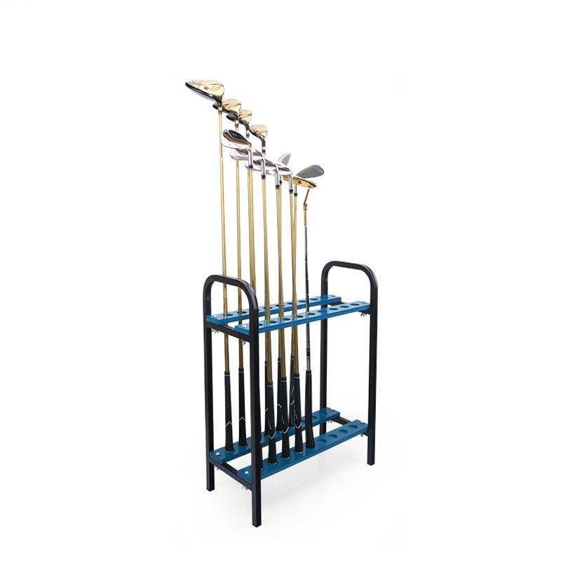 Golf Club Display Stand 18-Hole Double-Layer Rack 18 Rod Position-1922443431209209856