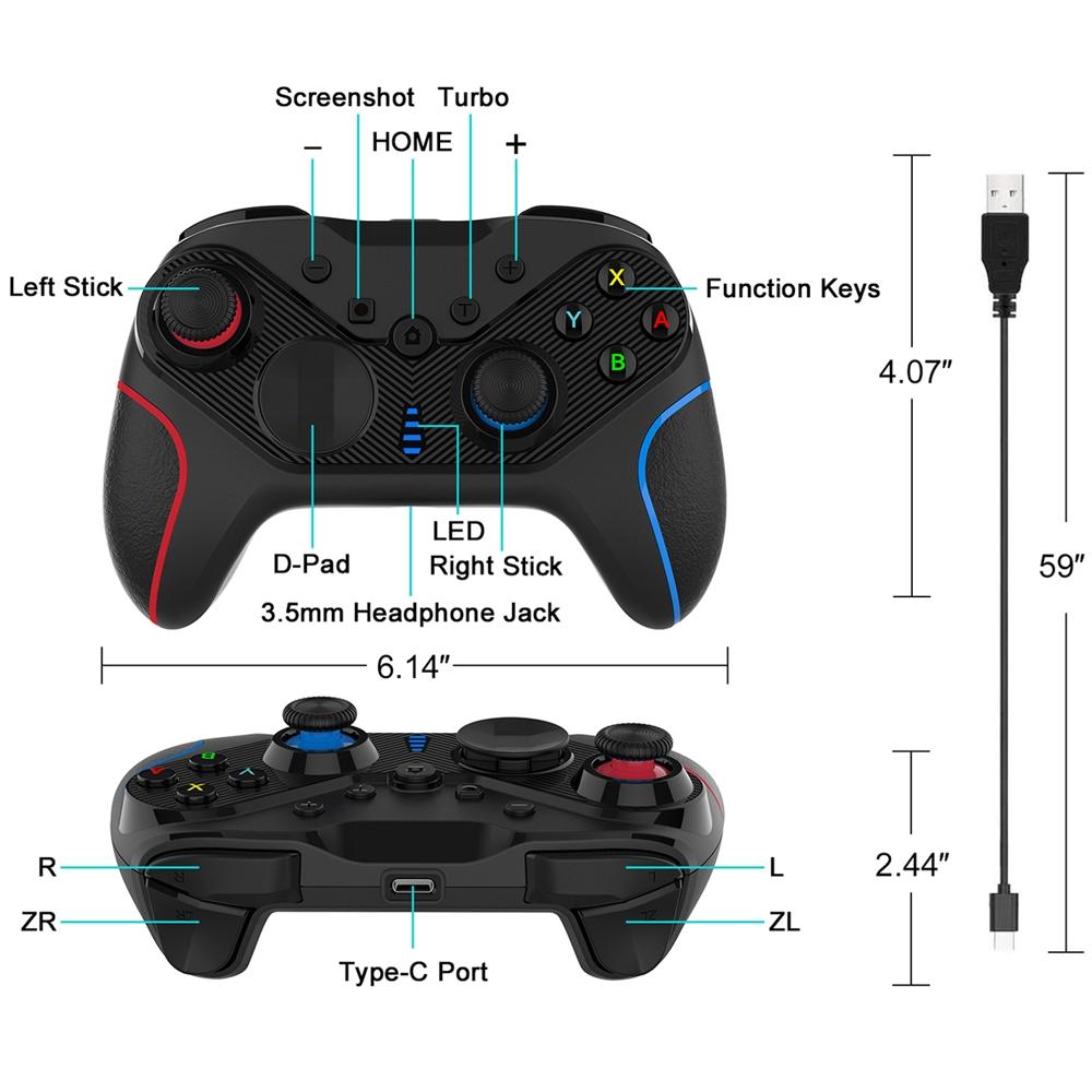 Wireless Multi-Platform Gamepad S818 - Universal Gaming Controller-1915197610877128708