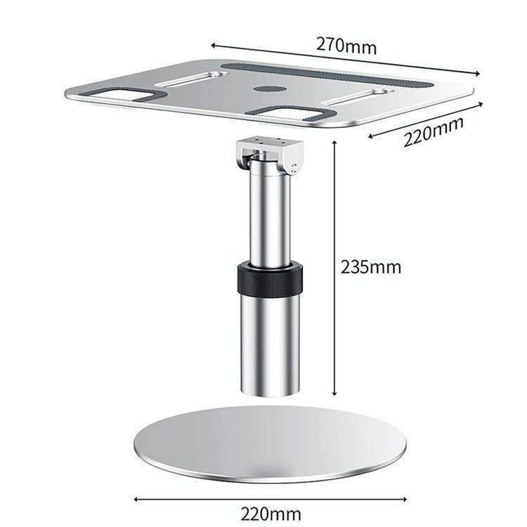 Portable Aluminum Laptop Stand For Better Cooling And Ergonomic Use-1915197856449433602