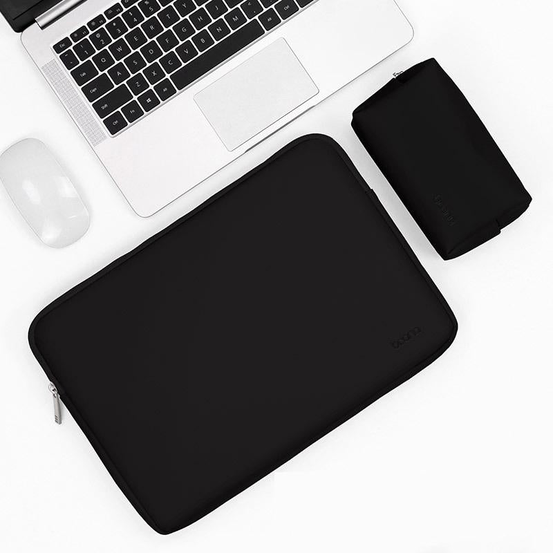 15 / 15.6 Inch Power Laptop Bag In Midnight Black Pu Leather-1915197222128062471