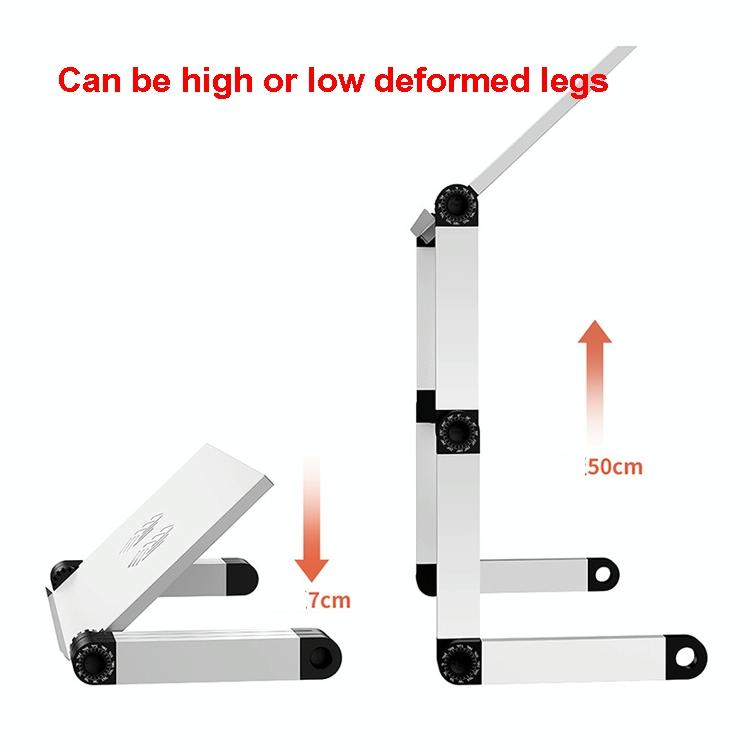 Portable Folding Laptop Desk With Height Adjustment And Storage-1915198133806174212