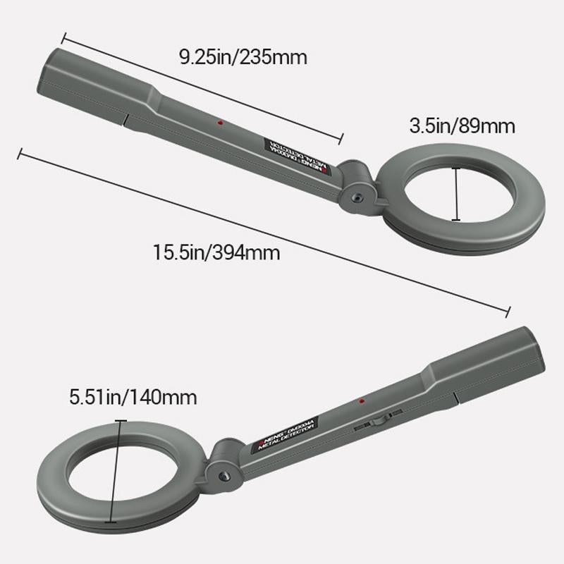 High-Precision Handheld Metal Detector For Airport Scanning-1915198322738597889