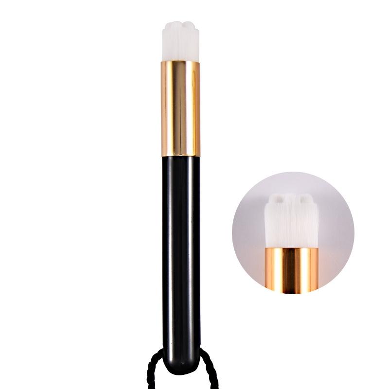6-Piece Soft Nasal Washing Brush Set For Blackhead Removal And Deep Cleansing - Flower Head Design Black / Gold-1915197040716025856