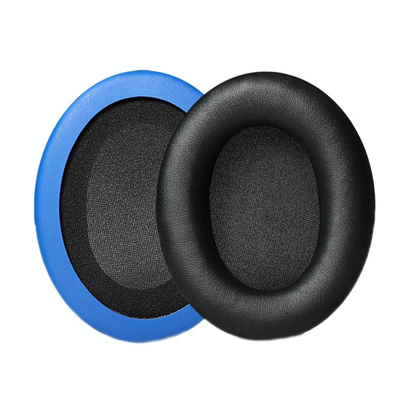 2-Pack Headset Earmuffs For Kingston Hyperx Cloud Ii - Black & Blue Protein Skin-1915197184379326471