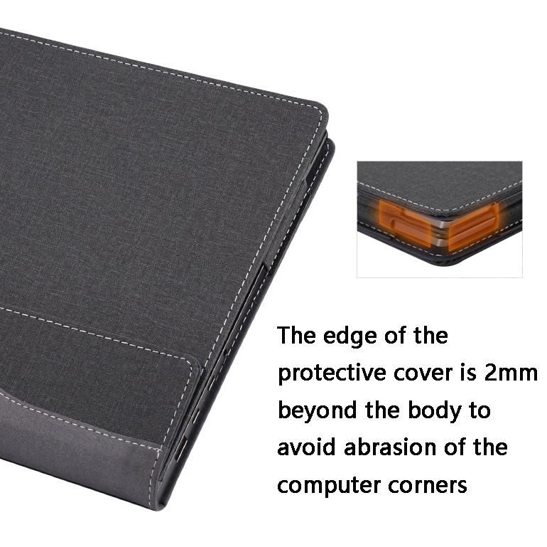 Yoga 5 Pro / 910 Laptop Cover - 13.9 Pu Leather Blue-1915196978061512709