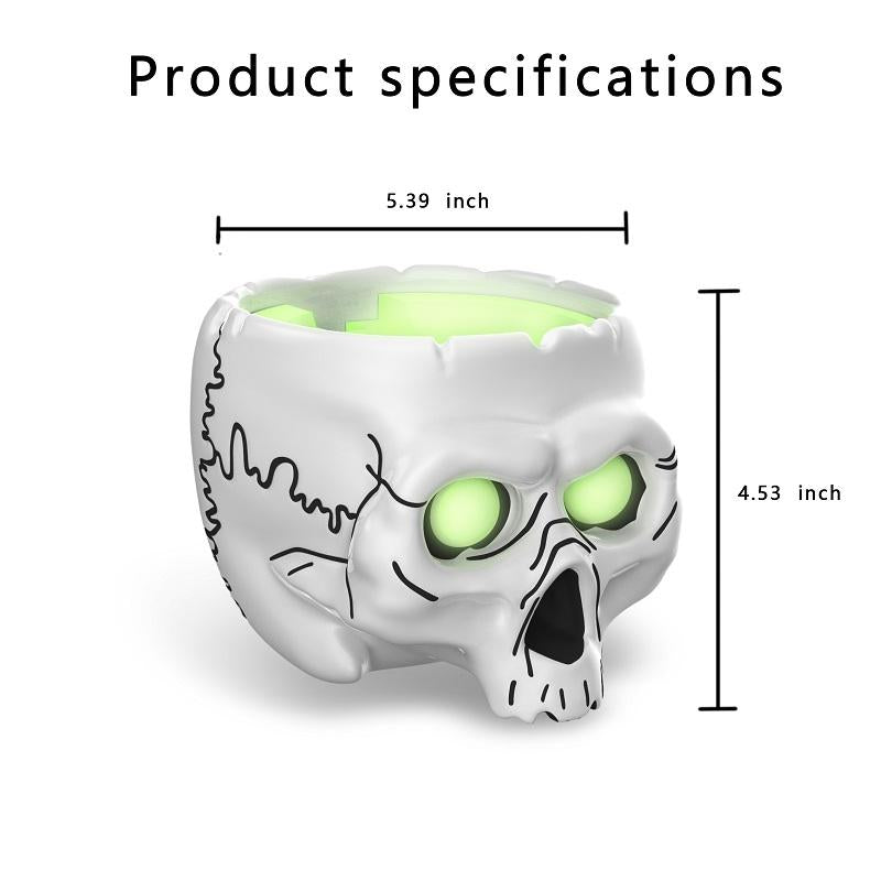 5-Piece Skull Desktop Stand For Apple Home Pod Mini - White-1915197131879223300