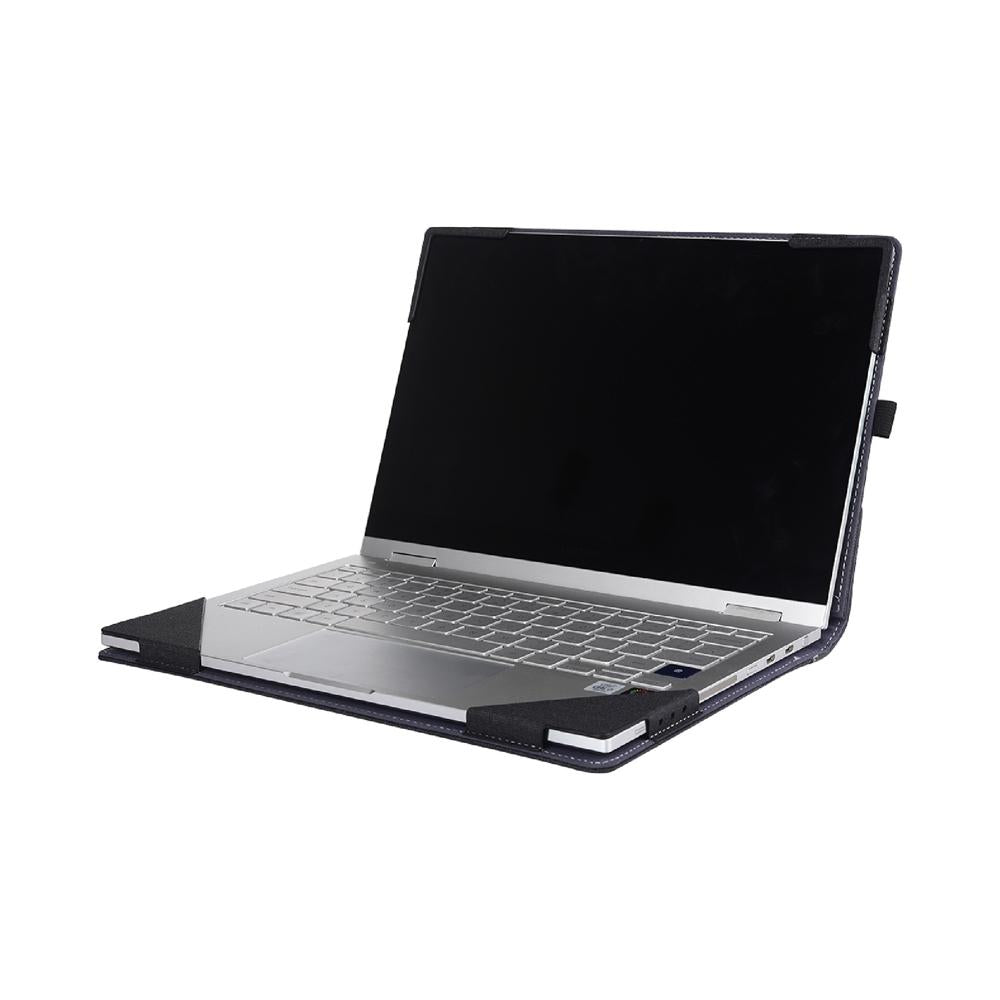 15.6 Inch Multifunctional Laptop Case With Stand - Black Pu Leather-1915197945309958145