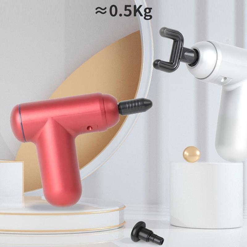 Compact Vibrating Fascia Massage Gun - Gray-1915198121172930564