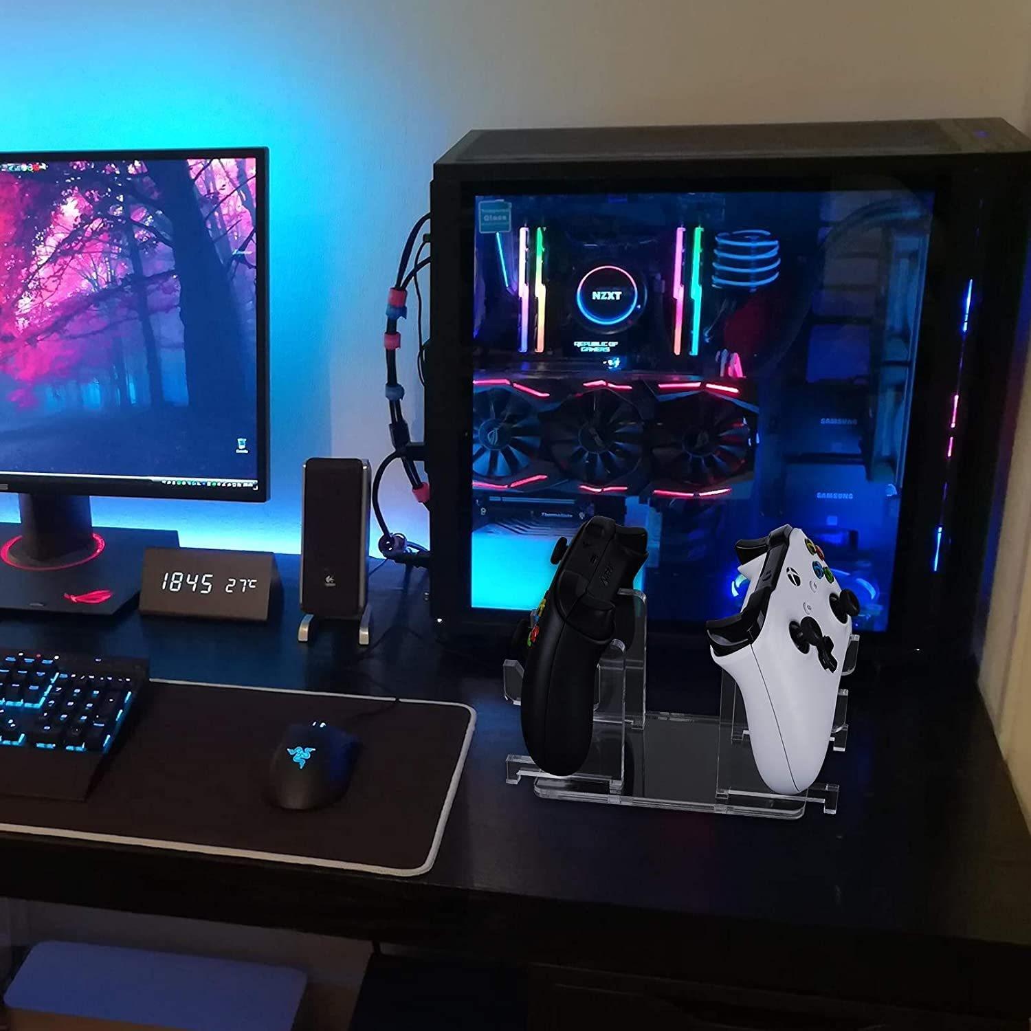 Acrylic Game Console Stand For Xbox Elite / Ps4 / Ps5 / Nvidia-1915197041047375877