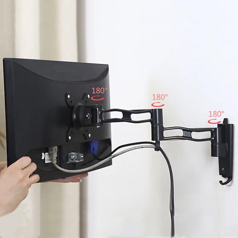 Telescopic Rotating Tv Wall Mount For Gibbon L33 Monitors-1915197298393092102