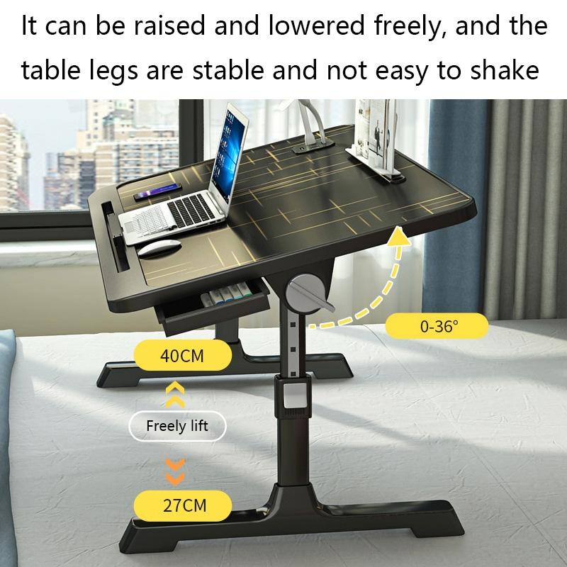 Foldable Bed Desk - Lifts For Easy Use-1915198126403227650