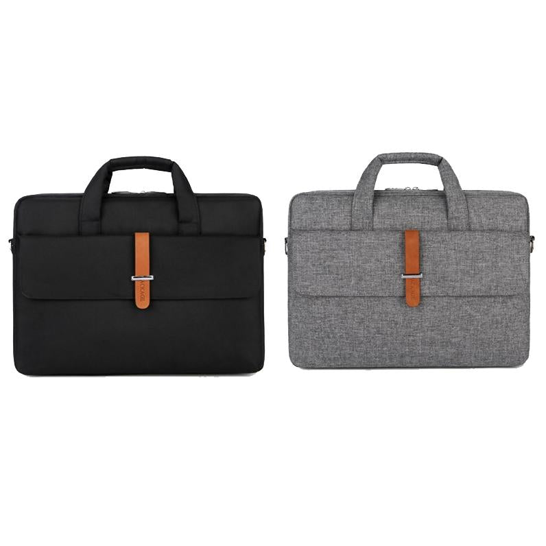 14-14.6 Inch Multifunctional Laptop Bag - Durable Shoulder & Handheld - Black-1915196971925245953
