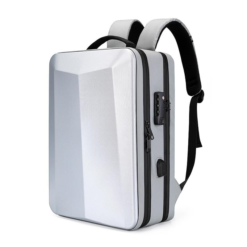 15.6 Silver Hard Shell Gaming Backpack-1915198135261597696