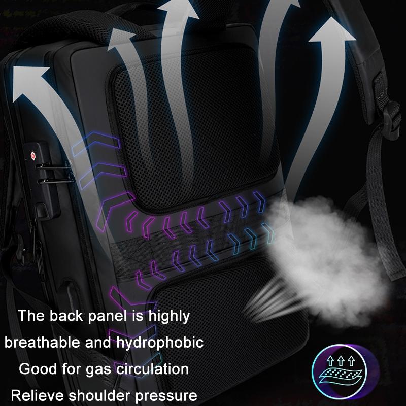 15.6 Silver Hard Shell Gaming Backpack-1915198135261597700