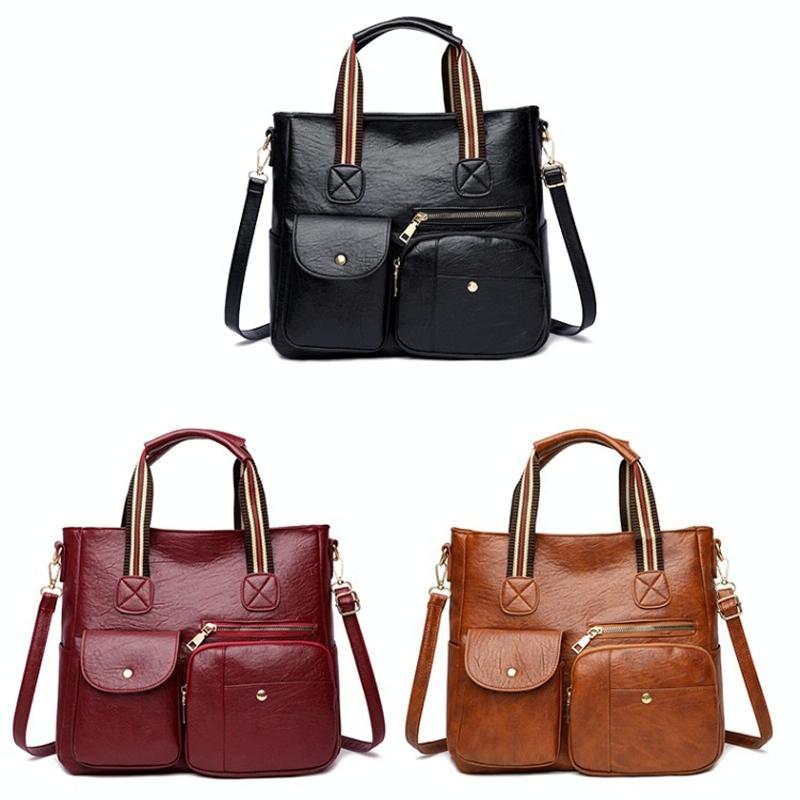 Yellow Middle-Aged Mother Bag With Multi-Pocket Capacity-1915197132369956865