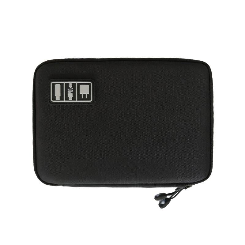Portable Multifunctional U Disk Storage Bag For Mobile Phone Accessories - Black-1915198108787150854