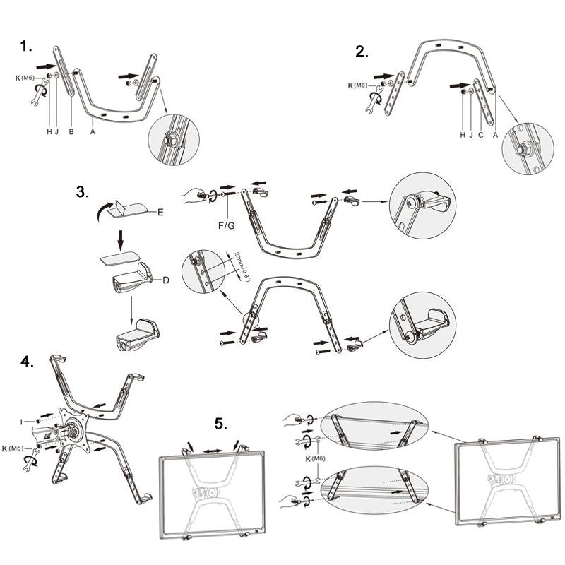 Computer Monitor Stand Accessories - Non-Hole Design-1915197289341784067
