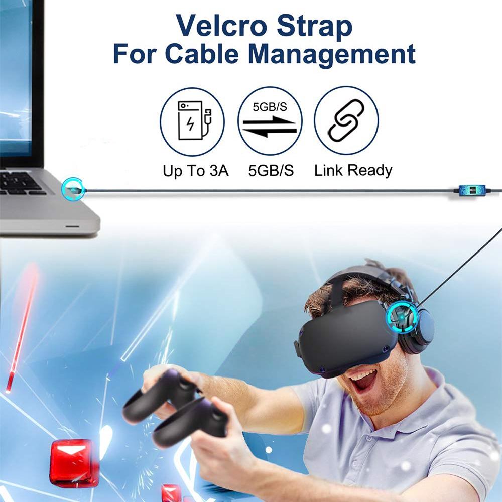 Usb3.2 Vr Link For Oculus Quest 2 - 6M Braided-1915197161755250693