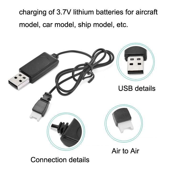 10-Pack Usb Charging Cable For Drone - 3.7V 350Mah Air-To-Air Plug No Protection-1915196866404945923