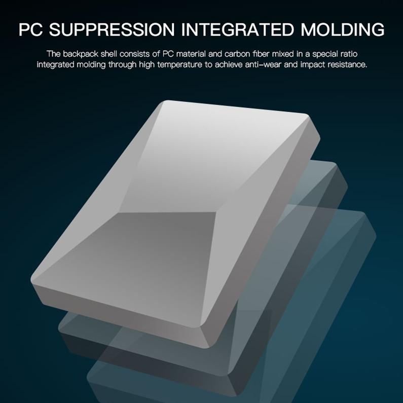 Waterproof Expandable Backpack With Usb Charging And Password Lock - Silver-1915198129985163268