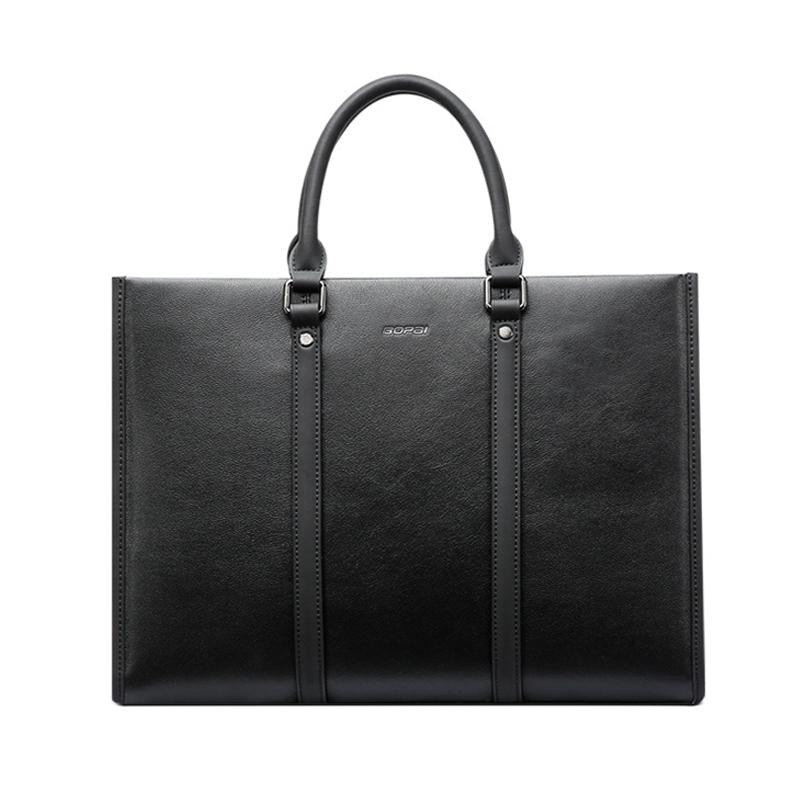 Black Waterproof Laptop Handbag - Multifunctional Business Wearable-1915196868858613761