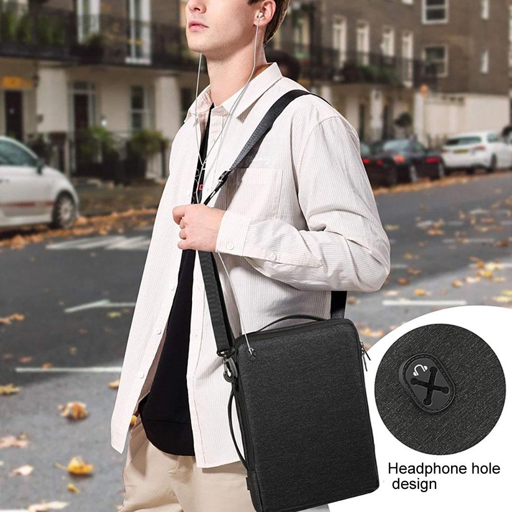 Waterproof Multifunctional Laptop Bag - 13.3-14 Inch - Black-1915196841104904197