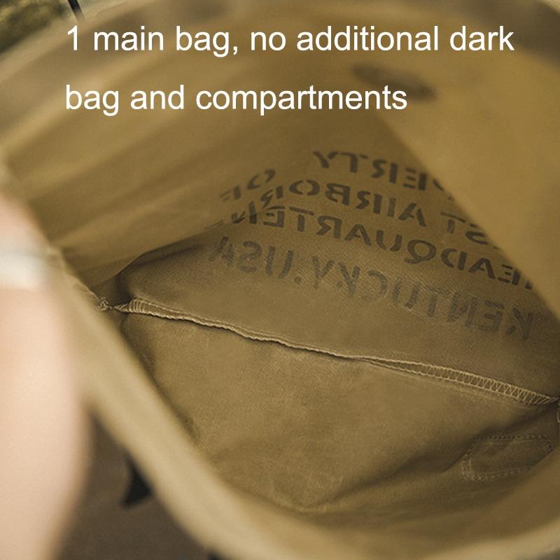 Vintage Canvas Handbag For Documents And Files - Coffee-1915196938383396867