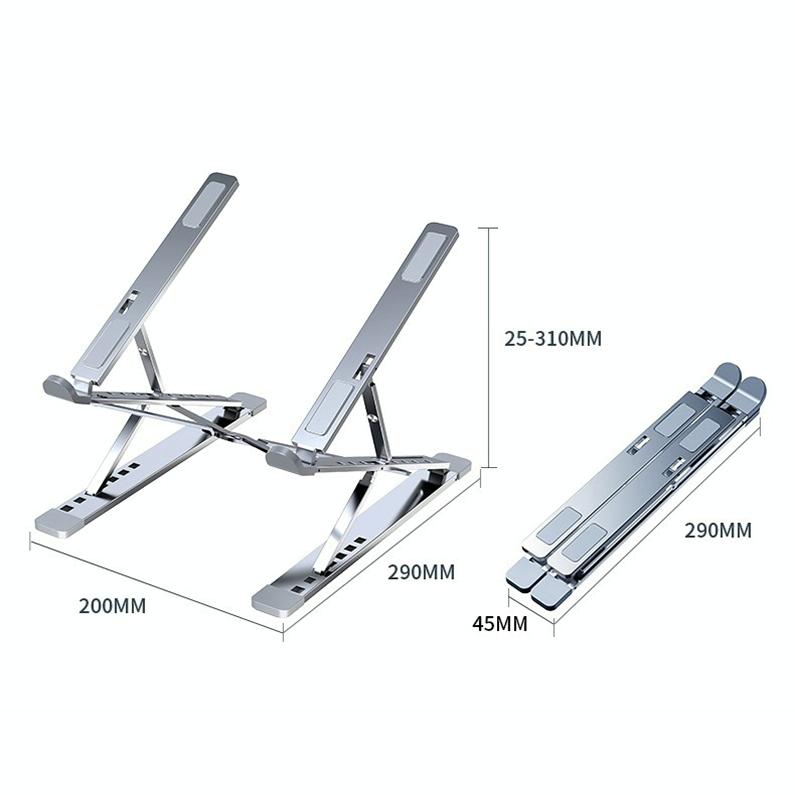 Foldable Aluminum Laptop Stand With Heat Dissipation-1915198116538224642