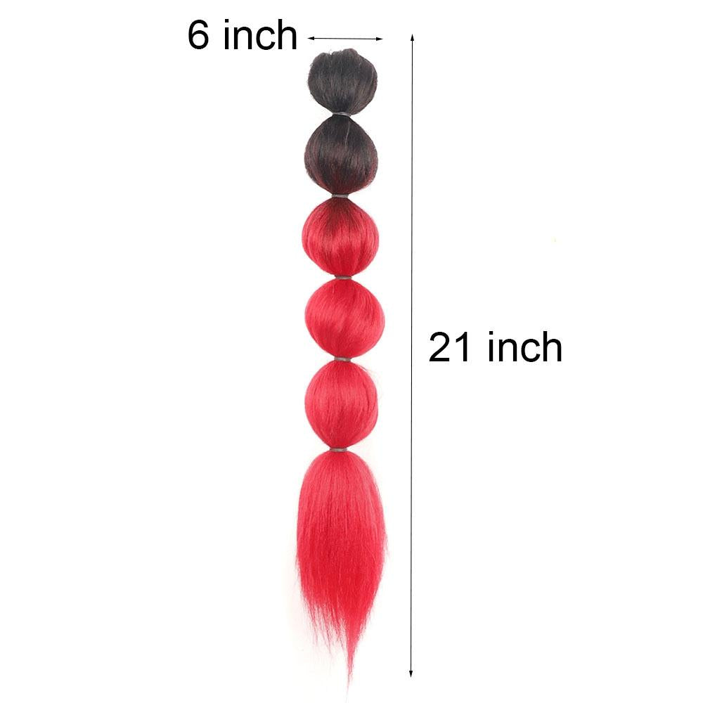 Long Drawstring Shaggy Bubble Ponytail Wig In 1Bt613-1915197029840195586