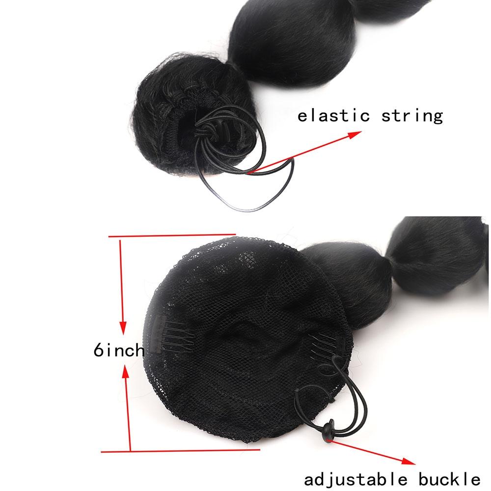 Long Drawstring Shaggy Bubble Ponytail Wig In 1Bt613-1915197029840195587