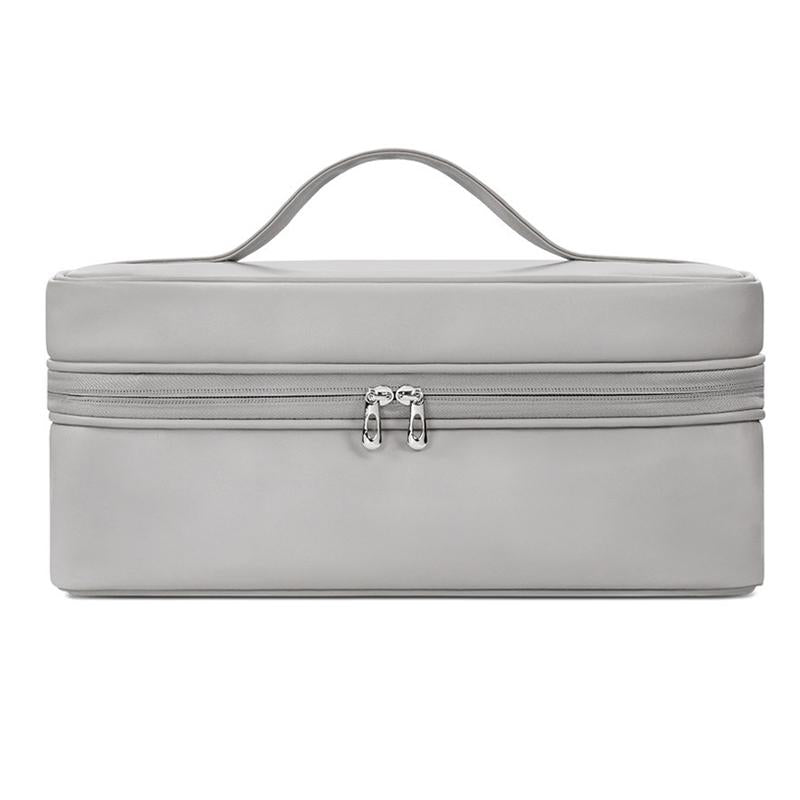 Multifunctional Leather Storage Bag For Dyson Airwrap - Grey-1915196915725766662