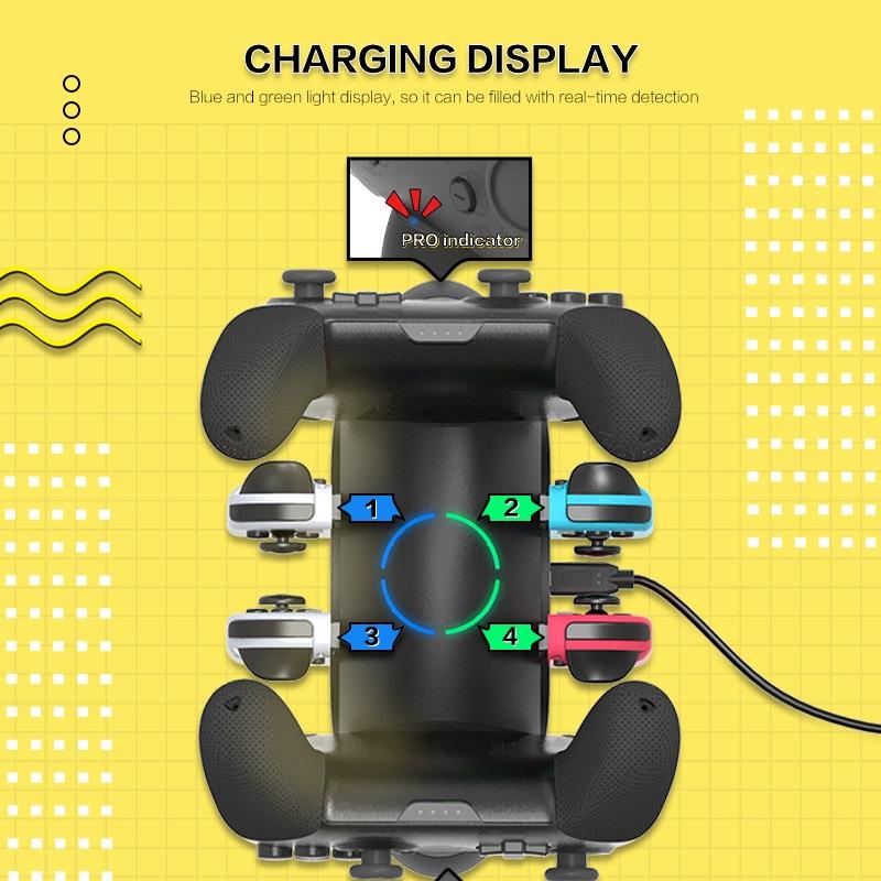 Versatile 6-In-1 Joycon Holder For Nintendo Switch-1915197468996407301