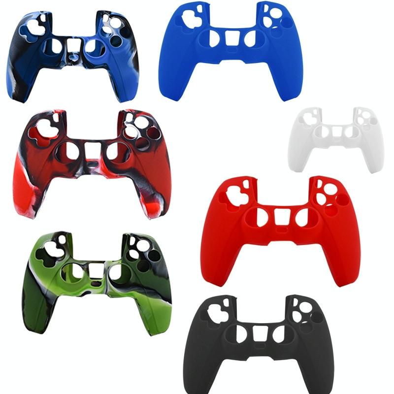 Red Silicone Protective Cover For Ps5 Controller-1915197848916463618